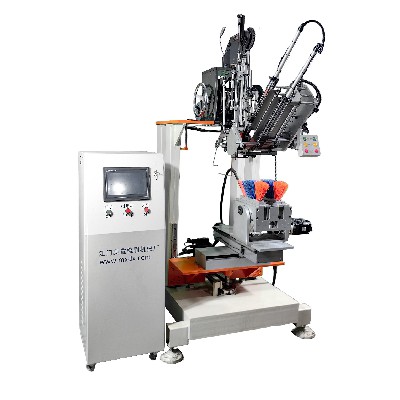 四轴弧形扫把高速植毛机